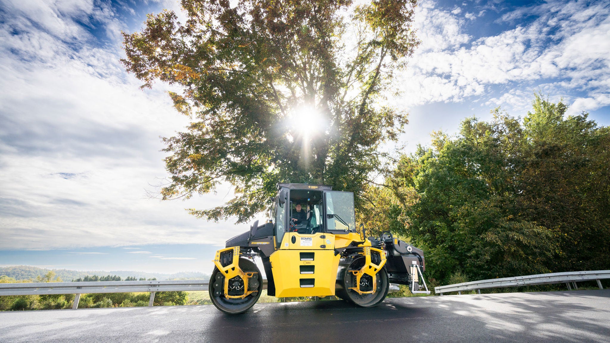 bomag construction site