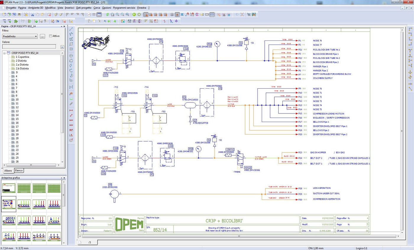 ventilpaket mit netzsystem