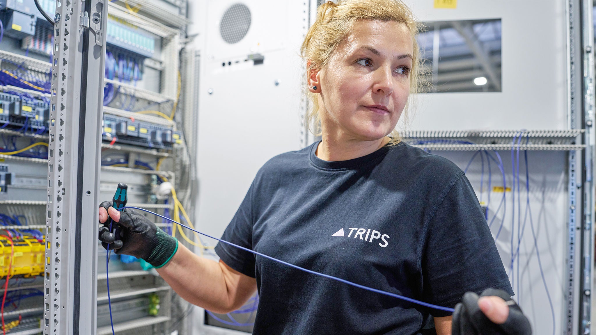 Efficient cable processing at TRIPS