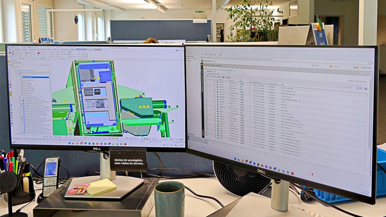 Arbeitsplatz in der Engineering-Abteilung