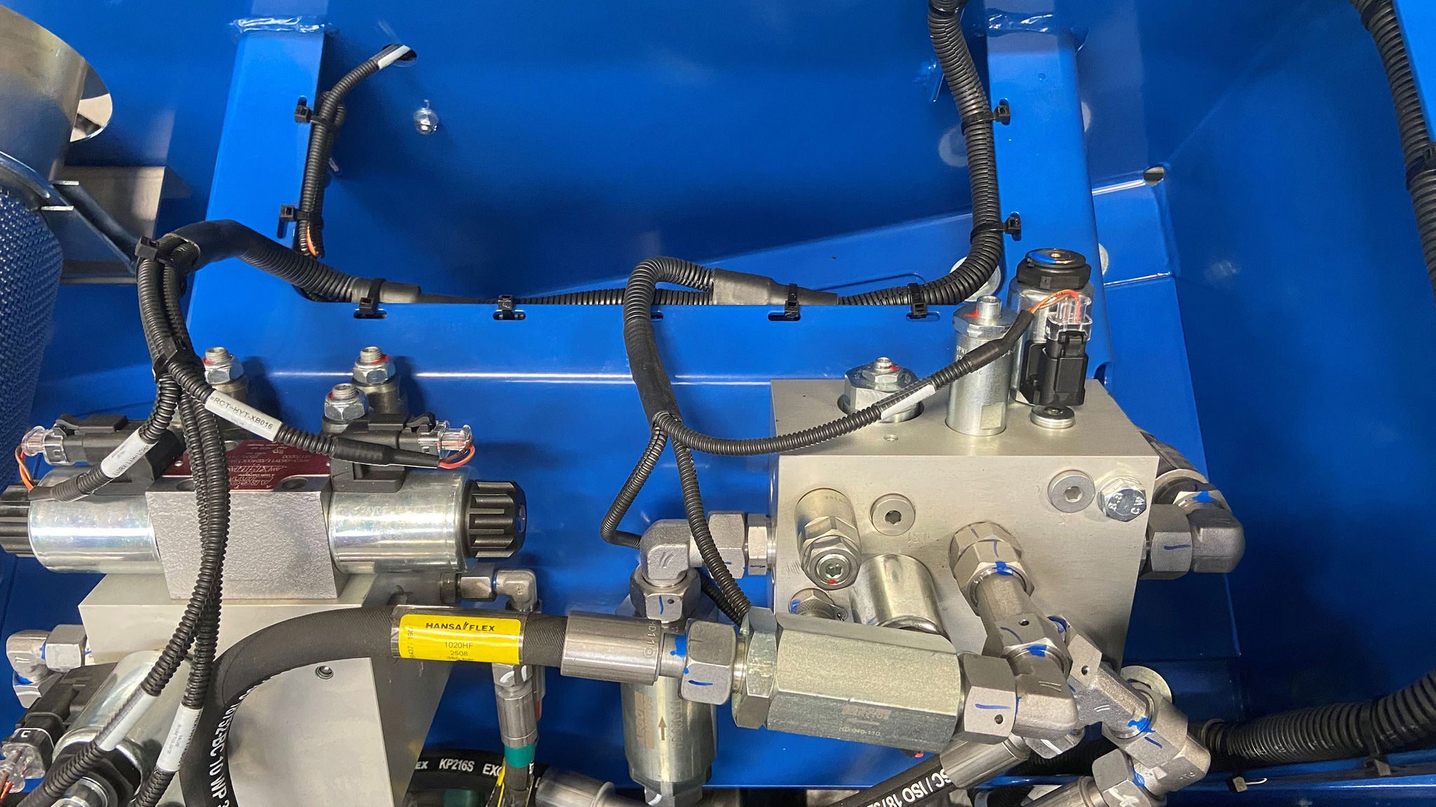 Hydrauliköltank im Umsetzer, der auf Basis der digitalen Planung gefertigt wurde