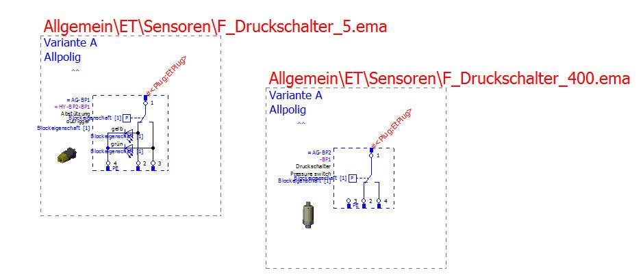 Beispiel für ein Options-Makro, das der Konstrukteur auswählen kann. © SENNEBOGEN Maschinenfabrik GmbH