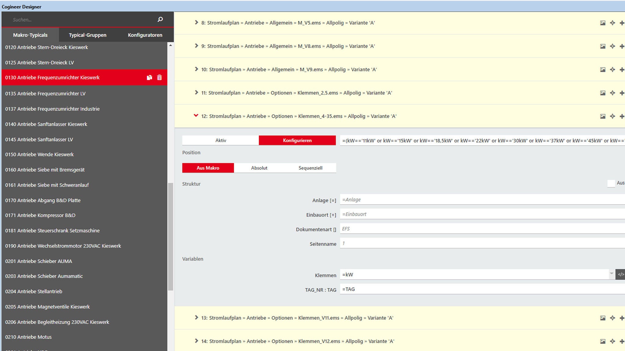 Konfigurieren statt Konstruieren mit Eplan Congineer