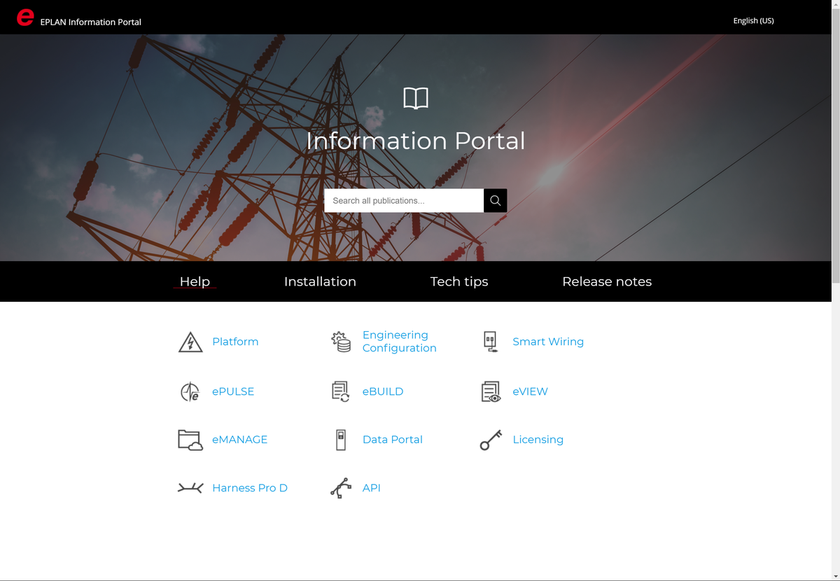 EPLAN Information Portal - Start