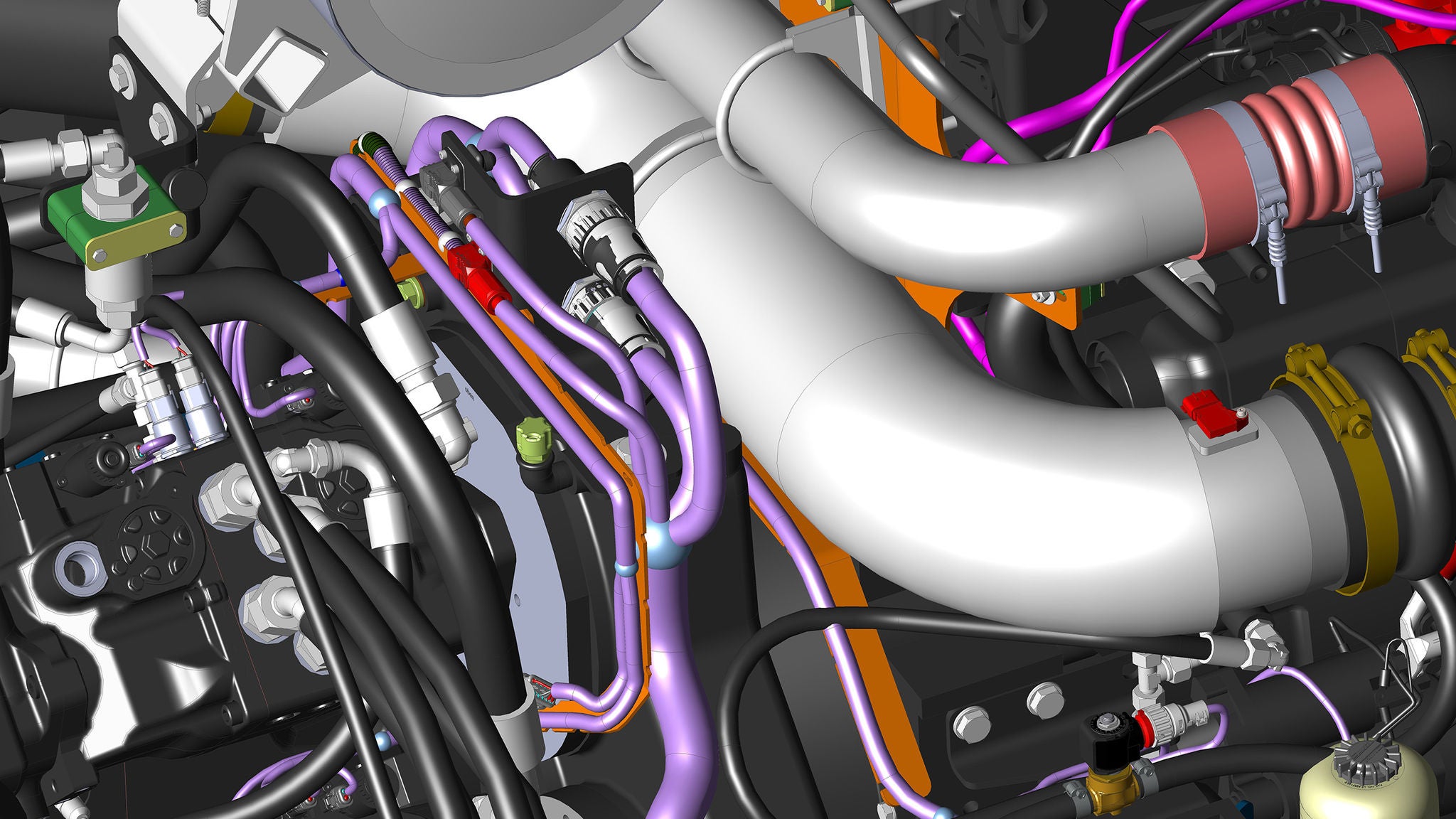 Kabelbaum der Motorschnittstelle in Eplan Harness proD