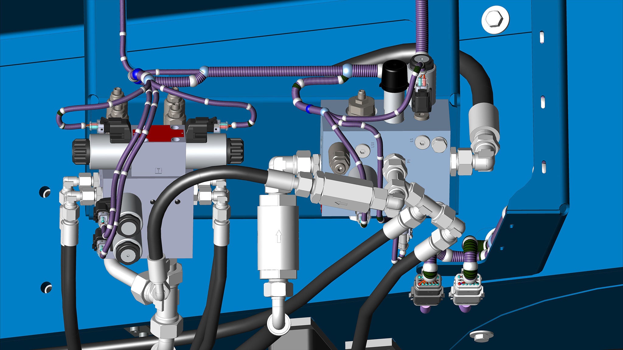 Digitaler Zwilling eines Hydrauliköltanks