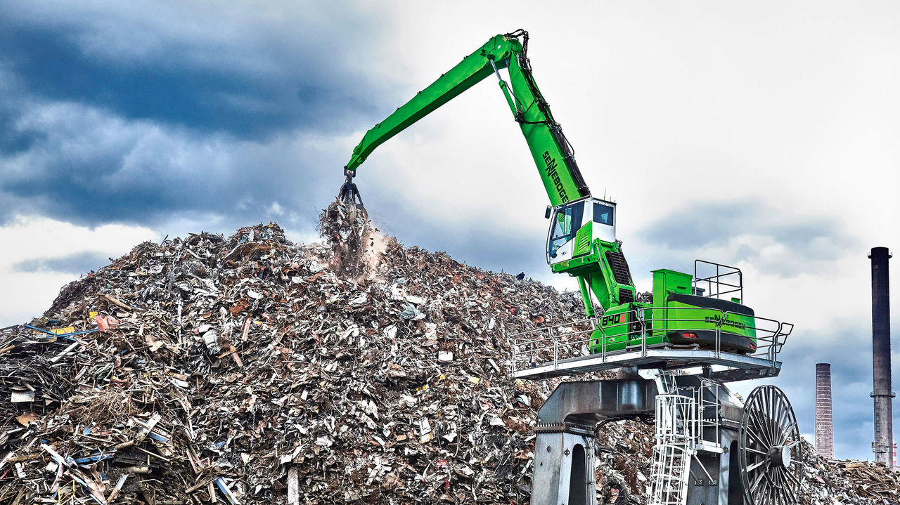 Mobile Arbeitsmaschine, Bagger von Seenebogen