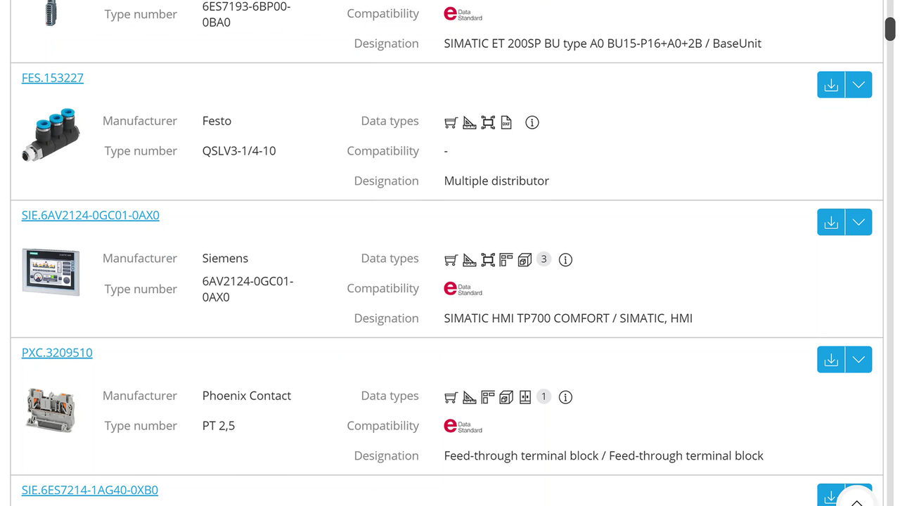 Verwijzing naar de Eplan Data Standard