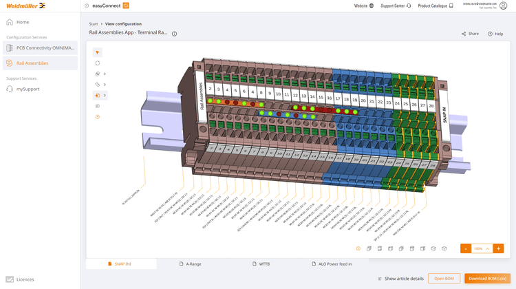 Conjuntos de trilhos - Vollbild
