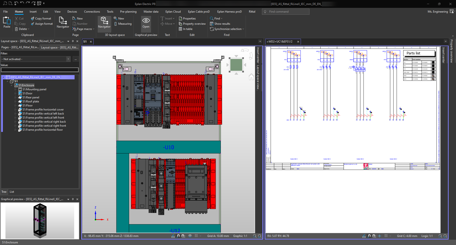 Rittal RiLineX busbar system collection