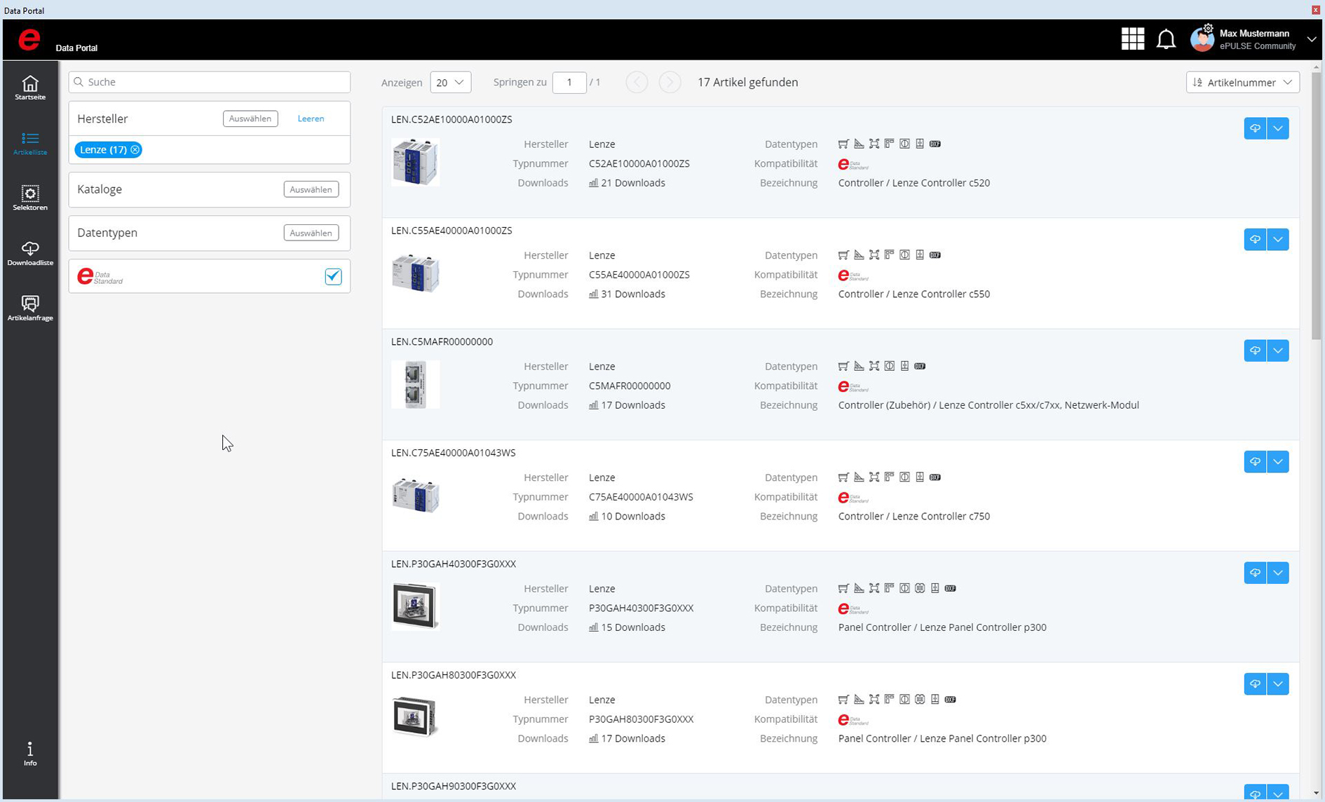 Komponentendaten im Eplan Data Portal