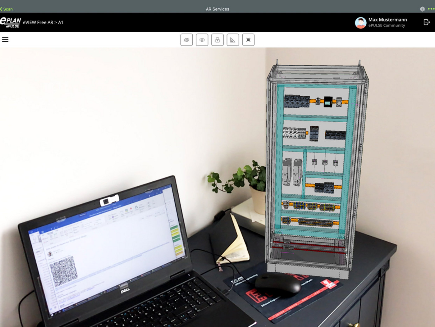 Kundenpräsentation digitale Schaltschrank