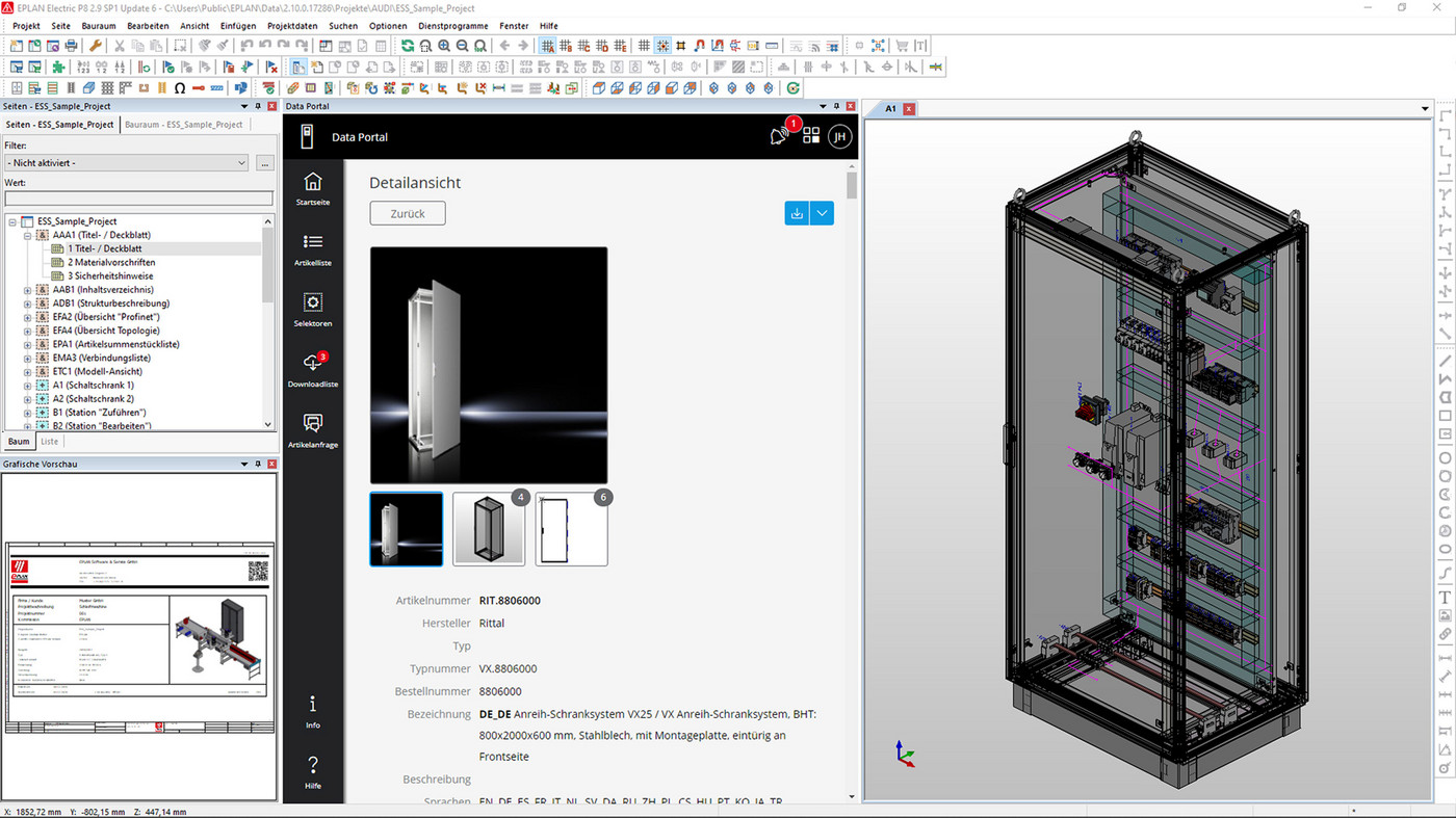 Über ein Drittel aller Daten im Eplan Data Portal