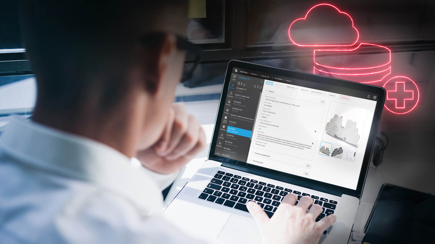 Eplan eStock: Einfach per Webbrowser auf Artikeldaten zugreifen