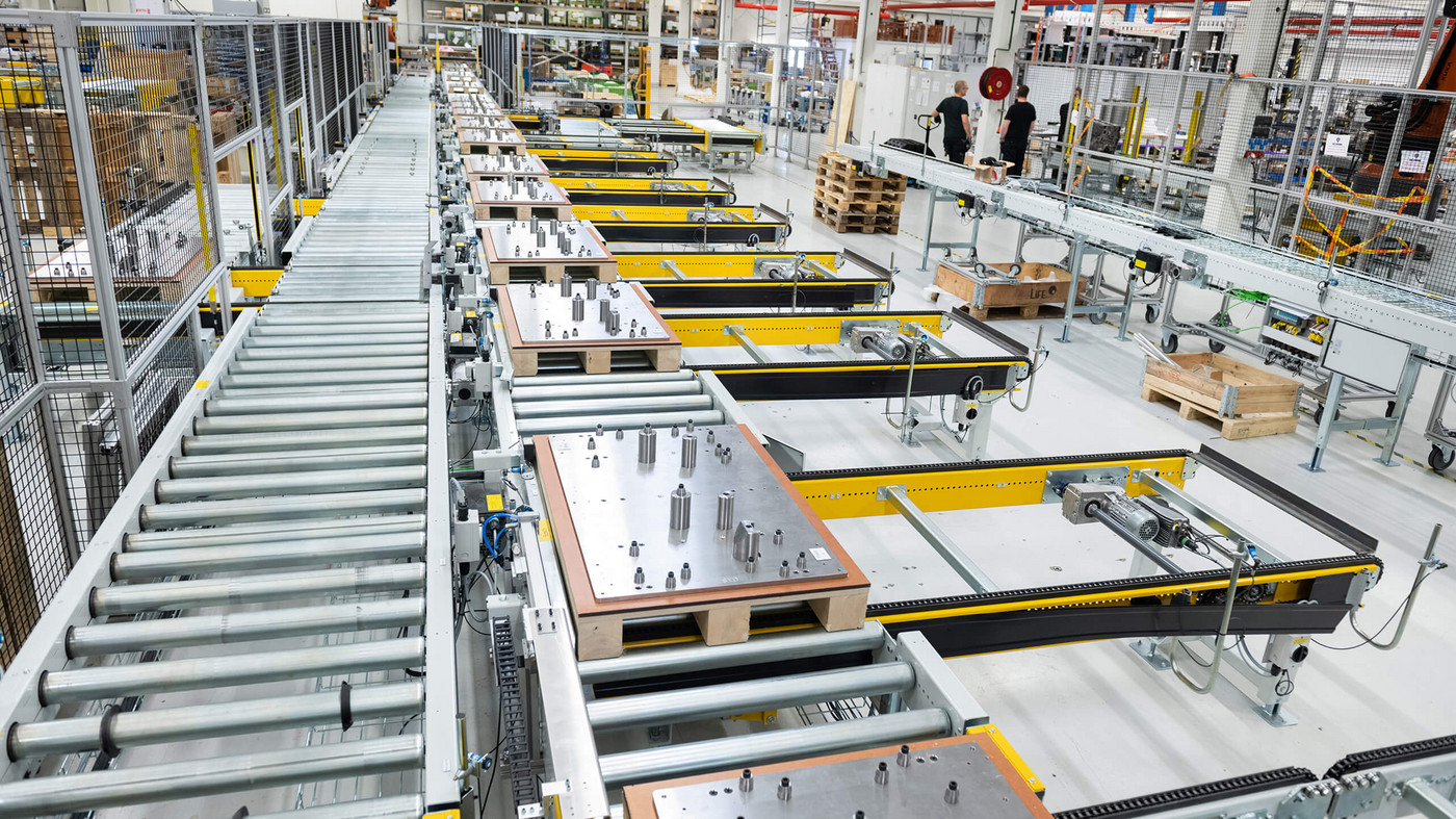 Blick in die Produktion