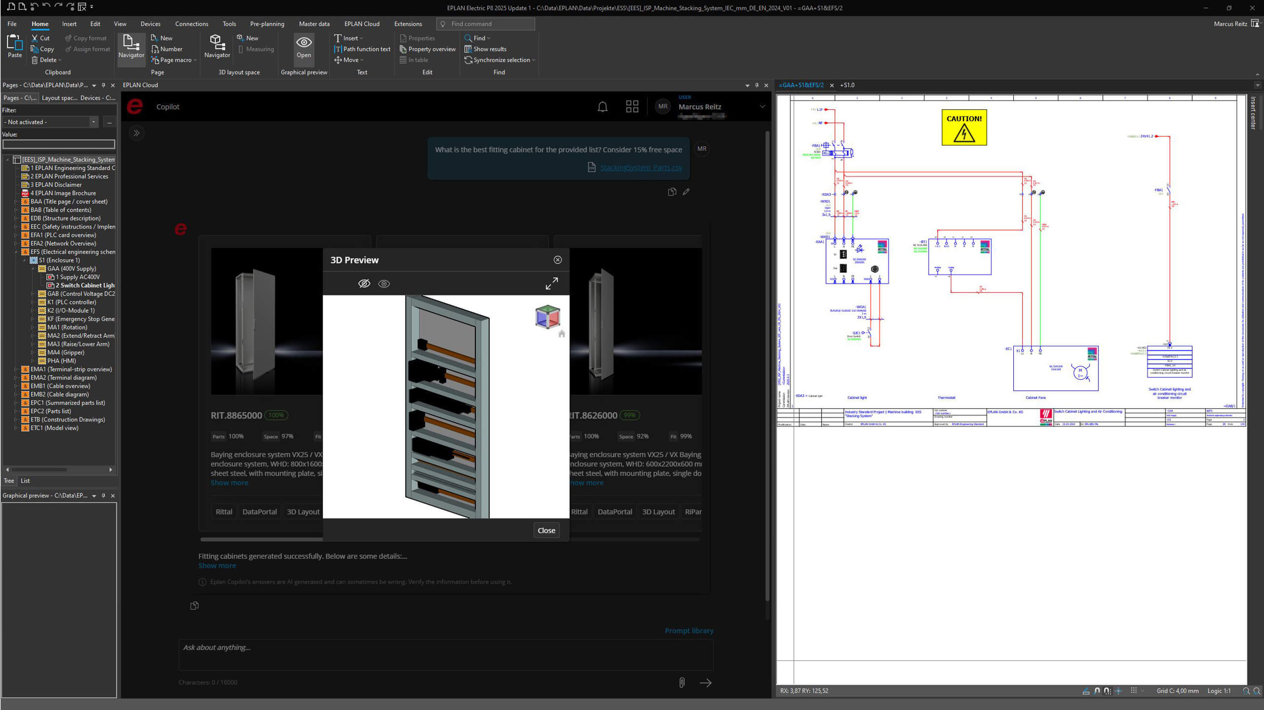 Mounting plate layout 