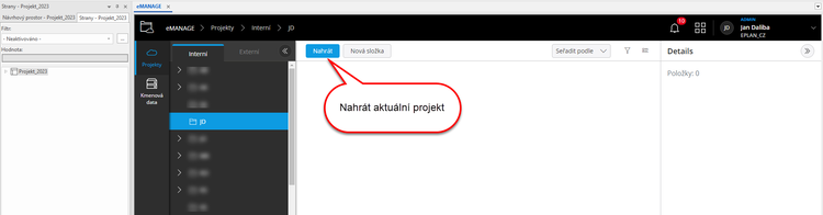 EPLAN eMANAGE nahrat
