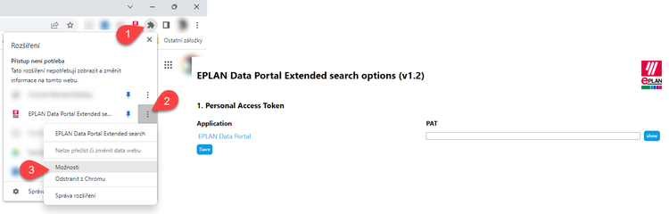 EPLAN Data Portal prihlaseni chrome