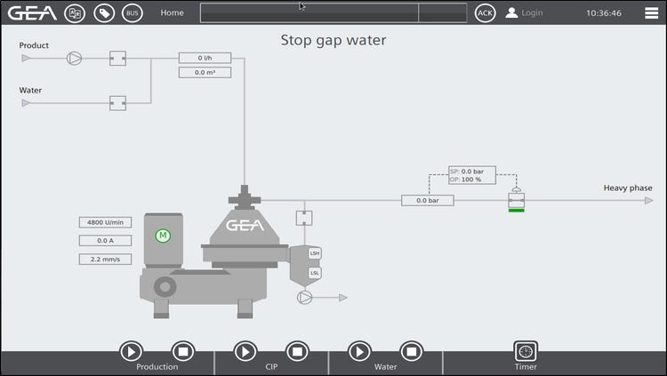 Konstruktion GEA-Maschine