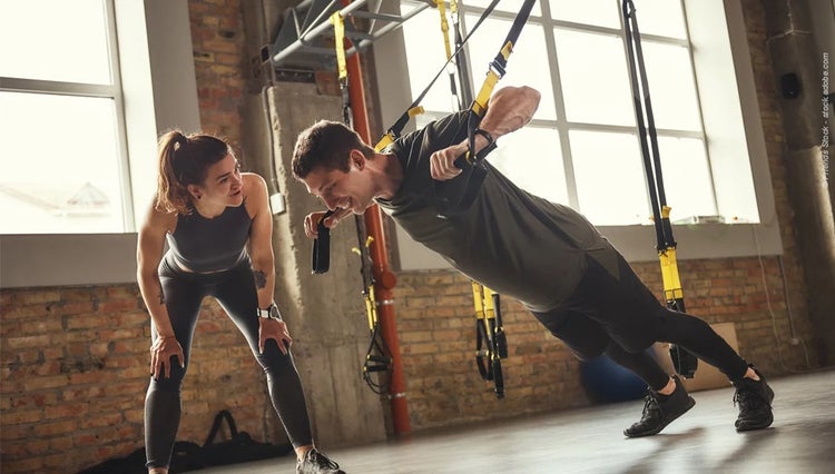 Personal Coach im Fitnesstudio