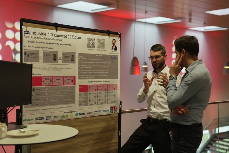 Julian Rahm, Head of Research & Prototyping bei Eplan erklärt die Zusammenarbeit von Eplan und Siemens bei Künstlicher Intelligenz.