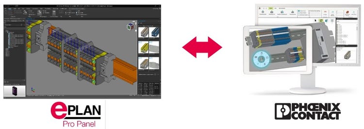 Schnittstelle Eplan Pro Panel und Phoenix Contact in Eplan Plattform 2025