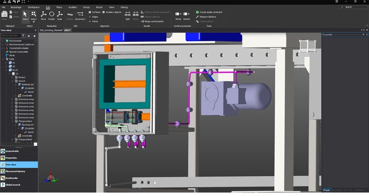 Maschinenverkabelung