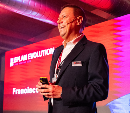 foto secundaria francisco chacon eplan Evolution 2026 IA, automatización y el futuro de la ingeniería industrial