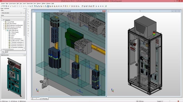 EPLAN Pro Panel - 3D design image