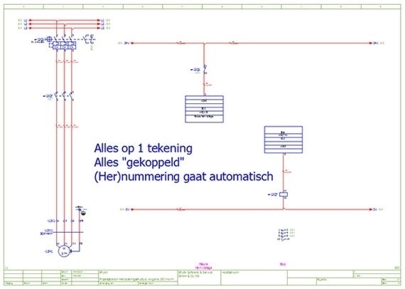 Screenshot uit Eplan software