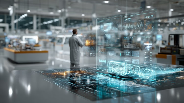 holografische engineering setting, toekomstgericht.