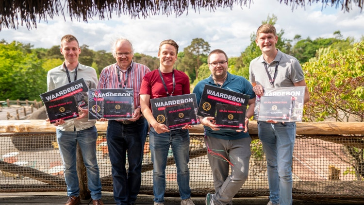 EPLAN Genius winnaars van Let's EPLAN 2025 Event op een rij