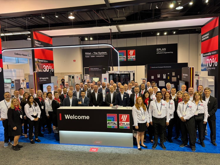 Eplan & Rittal staff in our joint booth at Automation Fair 2024 in Anaheim, California.