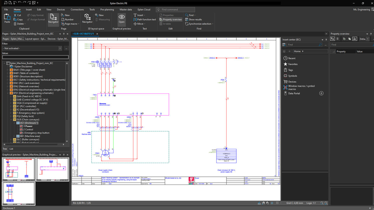High-quality electrical schematics