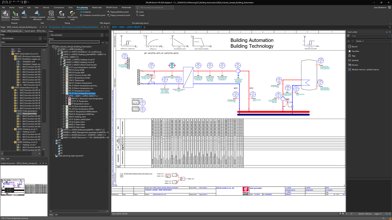 Eplan Preplanning: heat generation